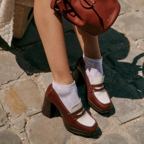 Sezane Shoes - Sezane Jessie Loafers Choco Multi - Size 7